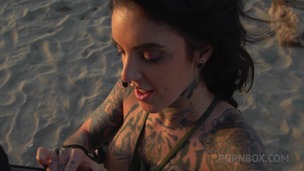 Blowjob on the beach with Yemaya Gonzalez MS007 small screenshot