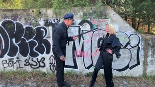 Claudia Mac assfucked & pissed on by cop at a crime scene OTS248 small screenshot