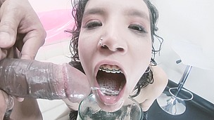 Piss in the mouth, anal fucked , ball deep, girl braces and Skinny teen ATP small screenshot