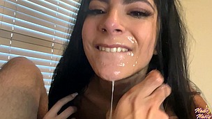 18 Year Old Latina Cutie Eats Ass and Gets Pounded small screenshot