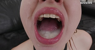 Only Cumshot in Mouth Compilation #4 with Nicole Black, Veronica Leal, Francys Belle + girl.15+ cumshots 70+ XF306 small screenshot