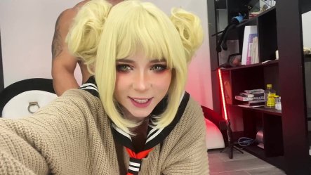 Himiko Toga and Her Hairy Pussy Celebrate 18th With First Sex and Reampie small screenshot