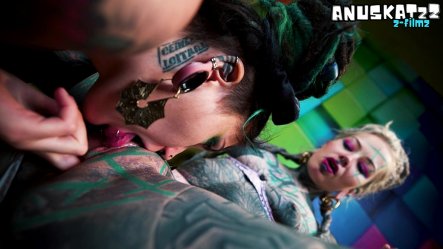 Inexperienced Tattooed Hippie Girl Gets Anal Lesson From Alternative Pornstar small screenshot