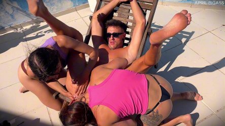 Rimming Ass, Depraved and Dirty Sex Trio, They Clean Asses, Mouths and Suck Each Other S Faces!!! small screenshot