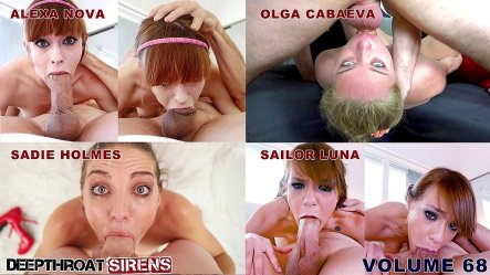Deepthroat Sirens Compilation - Vol 68 - Deepthroat Face Fuck Blowjobs Full Scenes Featuring Alexa Nova, Olga Cabaeva Aka Patrizia Berger, Sadie Holmes, Rebecca Vanguard Aka Sailor Luna small screenshot