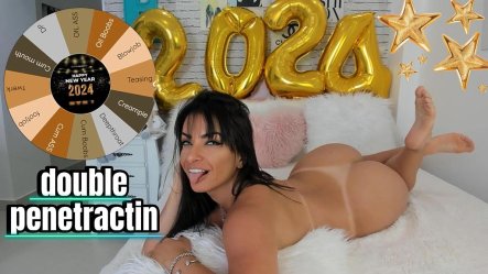 Wheel Of Sex Jerk Off Game Hot Latina Teasing Double Penetration Bbc Anal Creampie Cum on Boobs small screenshot