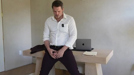 Office Boss Solo Tommy Wood Jerking His Cock Huge Cumshot small screenshot