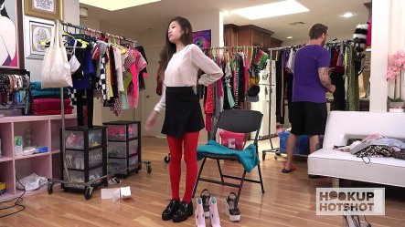 Bts - Stunning Sex Kitten Vina Sky Hooks up With a Random Guy! small screenshot