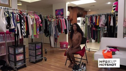 Bts - Chanel Skye Gets Teased and Undressed In a Backstage Moment! small screenshot