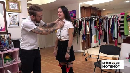 Bts - Beauty Mi Ha Doan Gets Grabbed By the Neck and Strips Naked! small screenshot