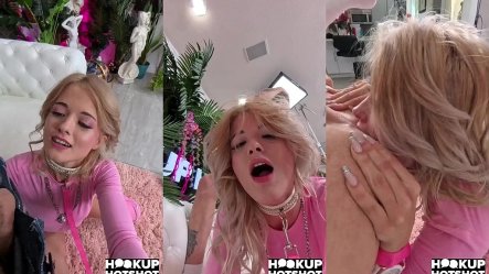 Slender Blonde Nicole Nichols Gets Horny on By a Big Cock! small screenshot