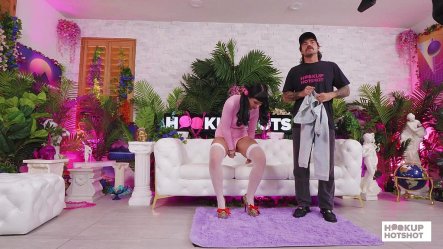 Bts - Curvy Beca Barbie Models Tiny Outfits In a Sexy Photoshoot! small screenshot