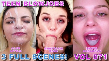Teen Blowjob Compilation Vol 71 - 3 Full Big Dick Pov Blowjobs - Alex Little, Anastasia Rose, Nadya Nabakova small screenshot