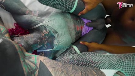Pov Trans Threesome - Tattooed Mazhem Josh small screenshot